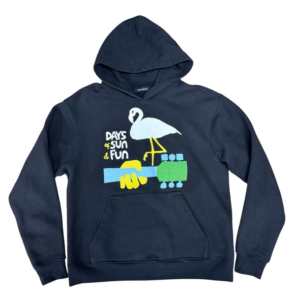 Nahmias Other - Nahmias Hoodie Days Of Sun & Fun Men’s Size M Black Thick Cotton Streetwear